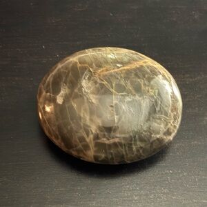 Black Moonstone Palm Stone